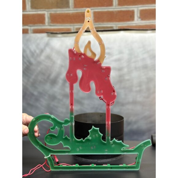 VTG Light-Up Christmas Candle Decoration Bulbs – Electric Plug-In Holiday Decor - Picture 7 of 9